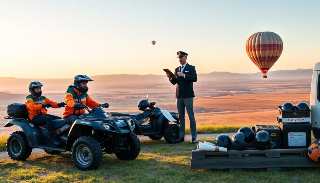 atv rides scenic spearstate hot air balloon